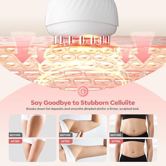 Professional Body Sculpting & Lymphatic Drainage Massage Tool - Heated Vibration Device for Smooth Skin & Deep Relaxation